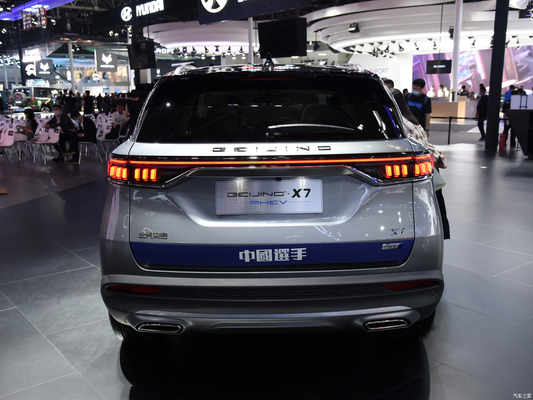 124KW 총 모터 파워 베이크 베이징 X7 PHEV 하이브리드 SUV 차에 플러그 왼쪽 운전