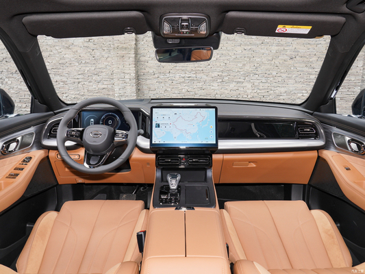 왼쪽 드라이브 GAC 트럼치 ES9 PHEV 143KM MAX 플러그인 하이브리드 SUV 2.0T 7석 SUV 2023