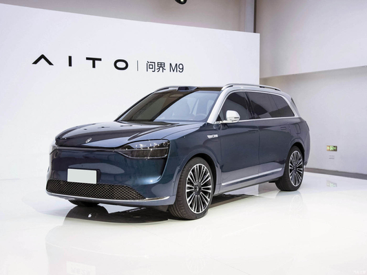 왼쪽에서 운전 AITO M9 2023 모델 630km 순수 전기 범위 5도어 6석 SUV