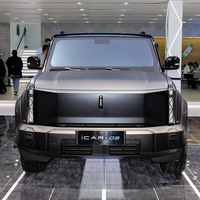 왼쪽 드라이브 2023 체리 ICAR 03 순수 전기 오프로드 차량 ORV SUV 5 문 5 좌석